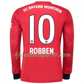 Tenue Bayern Munich Robben 10 Domicile 2018-2019 Maillot de Foot ML